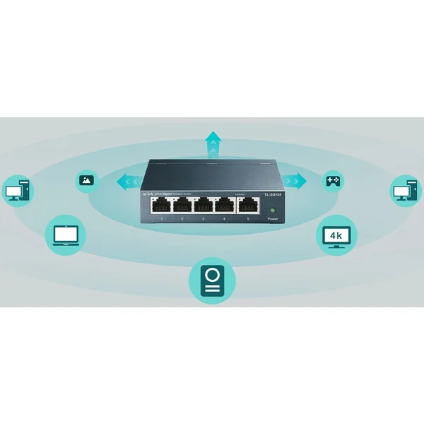 TP-Link TL-SG105 switch - Switche - Obrázek 9AOV600301
