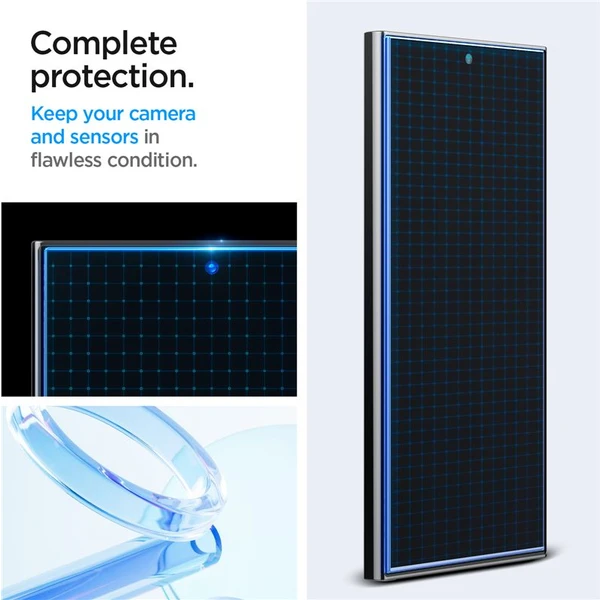 Spigen Glass tR EZ Fit HD 2 Pack ochranné sklo Samsung Galaxy S24 Ultra čiré - Ochranné folie a skla - Obrázek 9B63000N01