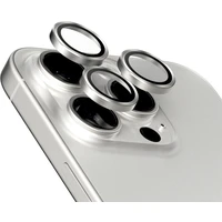 PanzerGlass HoOps ochranné kroužky Apple iPhone 16 Pro/16 Pro Max/15 Pro/15 Pro Max- bílý titan - Ochranné folie a skla