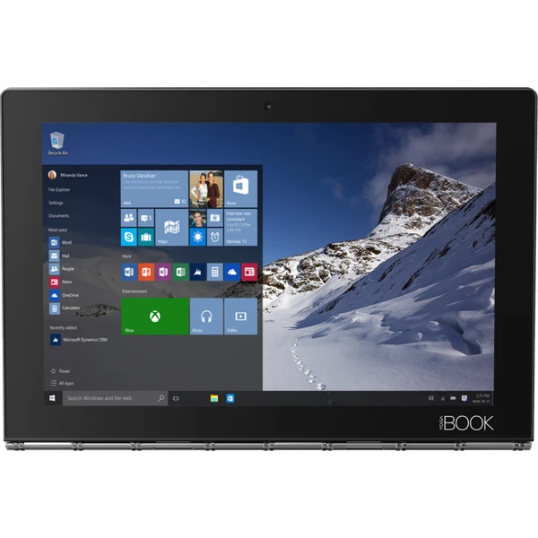Lenovo Yoga Book 64GB Wi-Fi Windows 10 Pro černá - 2v1 notebooky - Obrázek 9BEH000101