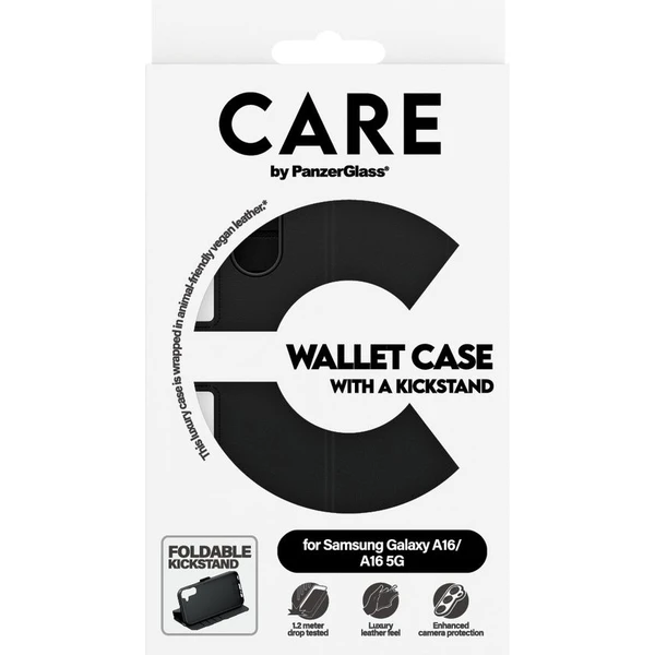 PanzerGlass® CARE pouzdro Samsung Galaxy A16/A16 5G Wallet Kickstand - Pouzdra - Obrázek 9BFH000L01