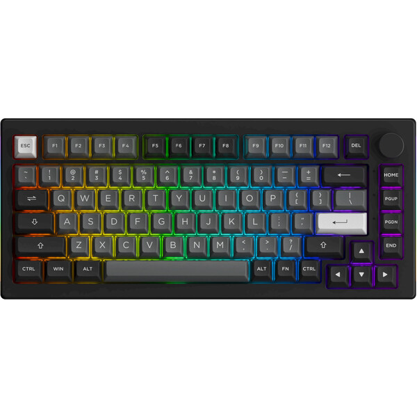 Akko 5075BP Black & Silver 6925758630627 Černá