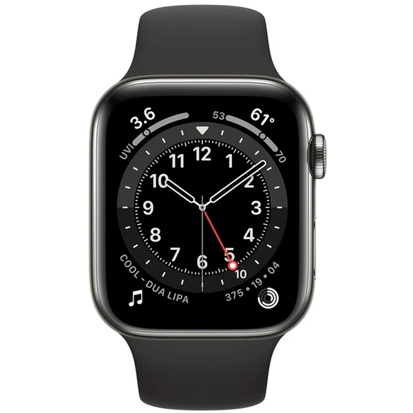 Apple Watch Series 6 Cellular 44mm ocel - Chytré hodinky - Obrázek 9C1HF00101