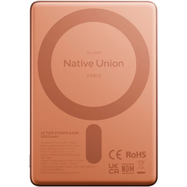 Native Union Active MagSafe powerbanka 5000mAh růžová - Powerbanky - Obrázek 9CDE000O01
