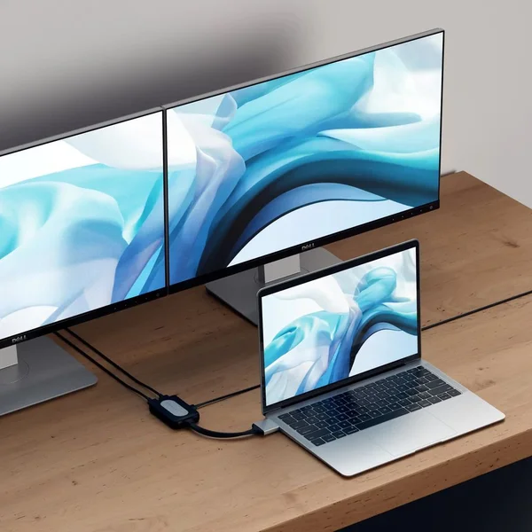 Satechi Dual HDMI Adapter stříbrný - USB huby - Obrázek 9CL2700301