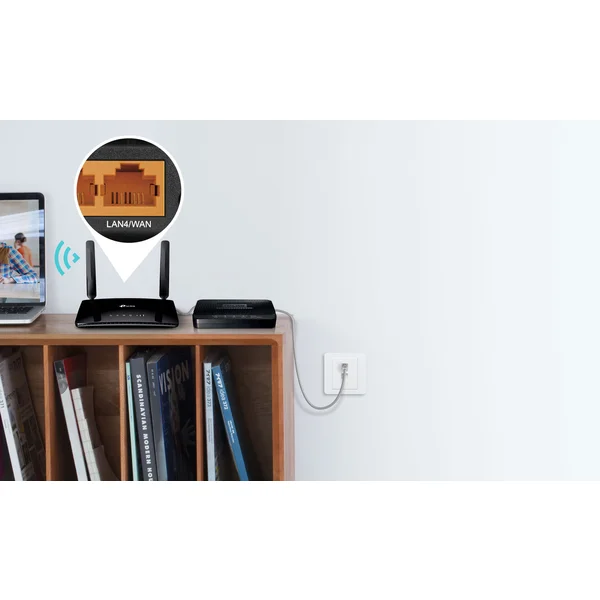 TP-Link TL-MR6400 Wi-Fi 4 router černý - Routery - Obrázek 9CQFF00101
