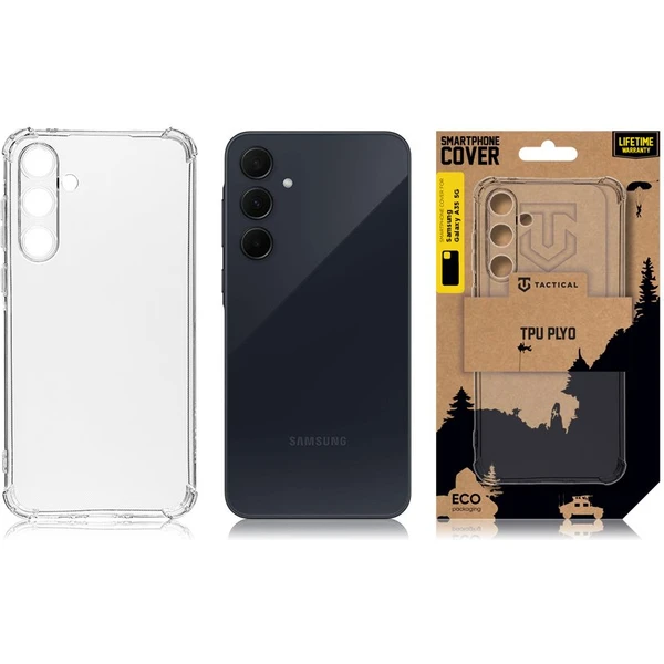 Tactical TPU Plyo Kryt Samsung Galaxy A35 5G čirý - Pouzdra - Obrázek 9D83000K01