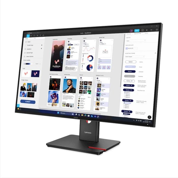 Lenovo ThinkVision T32UD-40 monitor 31,5" - Monitory - Obrázek 9DOI000K01