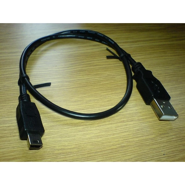PremiumCord USB-A/MiniUSB-B kabel 0,5m černý - Kabely a redukce - Obrázek 9DTU000501