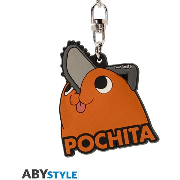Klíčenka Abysse Corp Chainsaw Man - Pochita Vícebarevná
