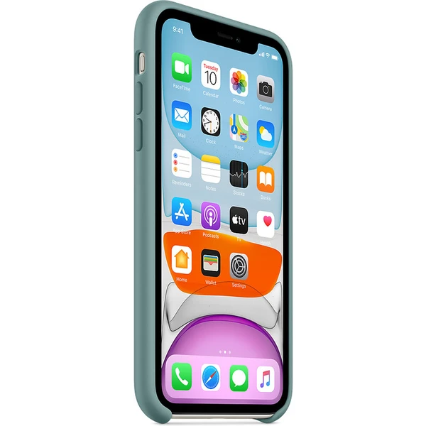 Apple silikonový kryt iPhone 11 kaktusově zelený - Pouzdra - Obrázek 9E4F300301