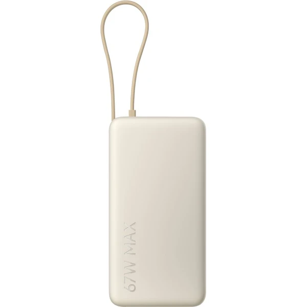 Xiaomi 67W Power Bank 20000 (integrovaný kabel) béžová - Powerbanky - Obrázek 9ECO000K01