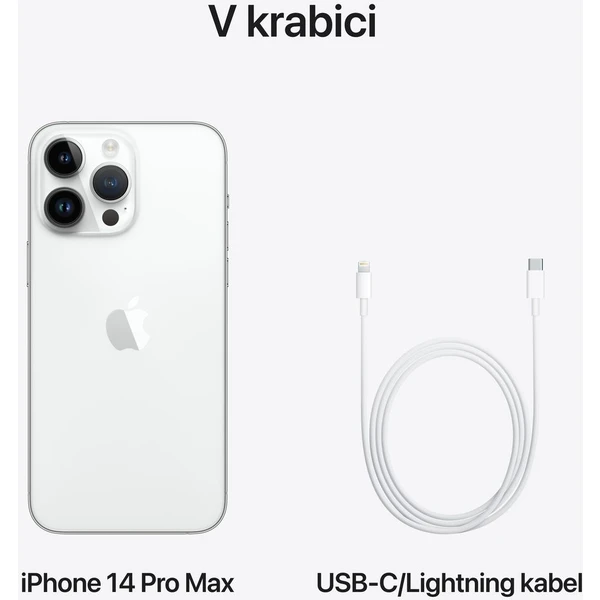 Apple iPhone 14 Pro Max 1TB stříbrný (Kategorie A) - Mobilní telefony - Obrázek 9ELG300401