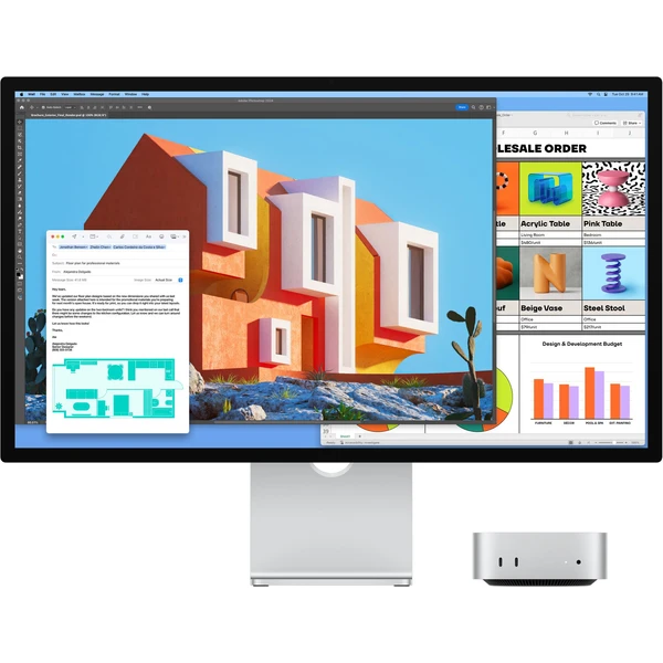 Apple Mac mini / M4 / 16GB / 512GB / stříbrný - Stolní počítače - Obrázek 9FRA000N01