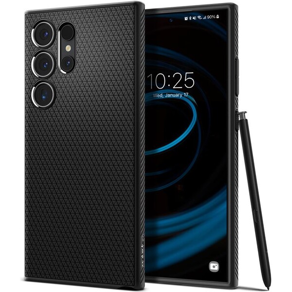 Spigen Liquid Air kryt Samsung Galaxy S24 Ultra matná černá