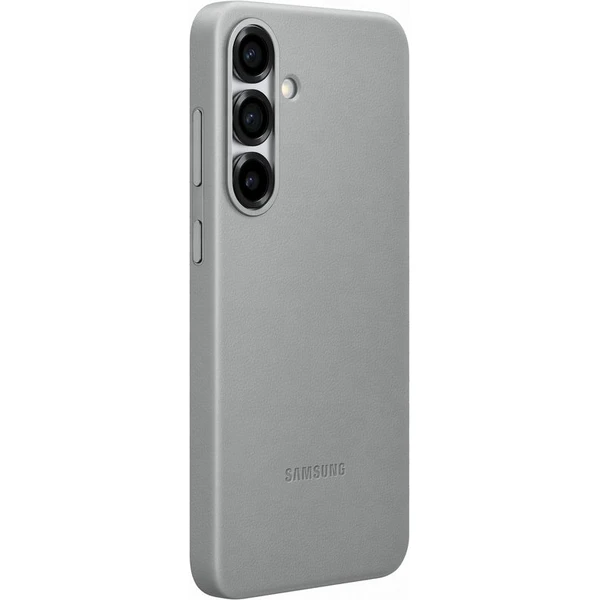 Samsung Kindsuit Case kryt z veganské kůže Galaxy S25 šedý - Pouzdra - Obrázek 9GCC000J01