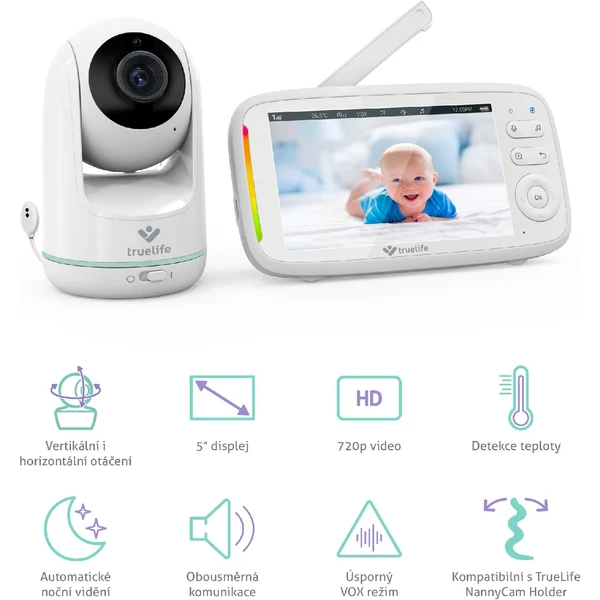 TrueLife NannyCam R5 dětská chůvička - Kamery - Obrázek 9GE0000N01