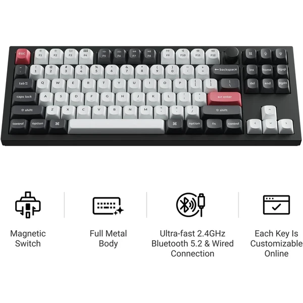Keychron Q3 HE herní klávesnice (US) černá - Klávesnice - Obrázek 9GIG000K01