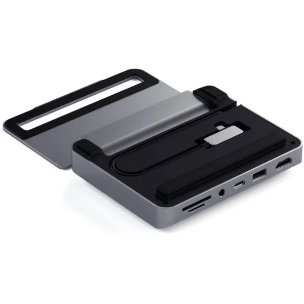 Satechi Aluminium Stand & Hub for iPad Pro USB-C PD 60W 4K HDMI 60Hz - Stojánky - Obrázek 9H6NF00101
