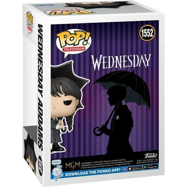 Funko POP! #1552 TV: Wednesday - Wednesday w/Umbrella (Exclusive) - Funko POP! - Obrázek 9HDK000K01