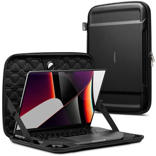 Spigen Rugged Armor Pro pouzdro MacBook Pro 14" M4 2024/M3 2023/M2 2023/M1 2021 černé