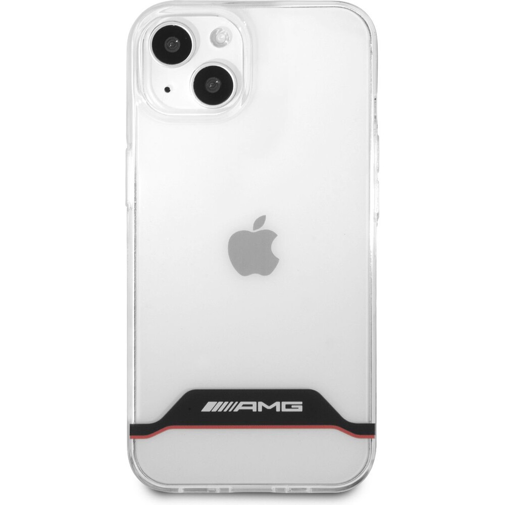 AMG PC/TPU Red Stripes Kryt iPhone 13 Mini čirý
