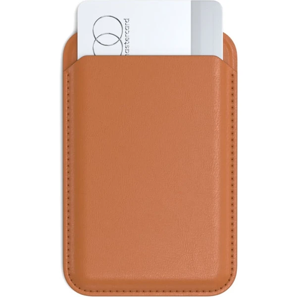 Satechi MagSafe stojánek/peněženka z veganské kůže pro iPhone 12/13/14/15 - všechny modely oranžová - Stojánky - Obrázek 9J00000J01