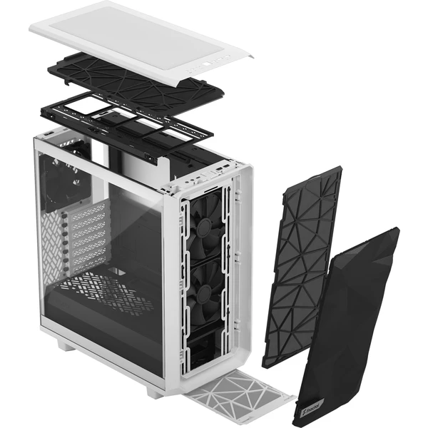 Fractal Design Meshify 2 Compact Bílá TG Clear Tint - Počítačové skříně - Obrázek 9JAW600301