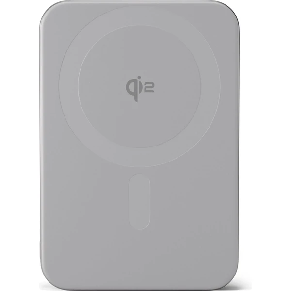 iWant Qi2 5000mAh hliníková Mag+ MagSafe powerbanka se stojánkem titanová - Powerbanky - Obrázek 9JJL000K01