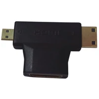 PremiumCord HDMI -> Mini HDMI/Micro HDMI redukce černá - Kabely a redukce