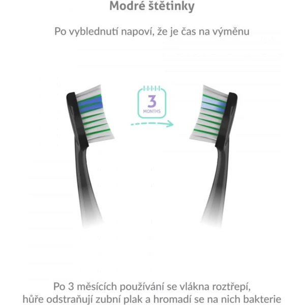 TrueLife SonicBrush K-series heads Standard black 2 pack - Náhradní hlavice - Obrázek 9JVH100501