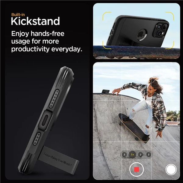 Spigen Tough Armor MagFit kryt iPhone 15 Pro Max černý - Pouzdra - Obrázek 9K09000601
