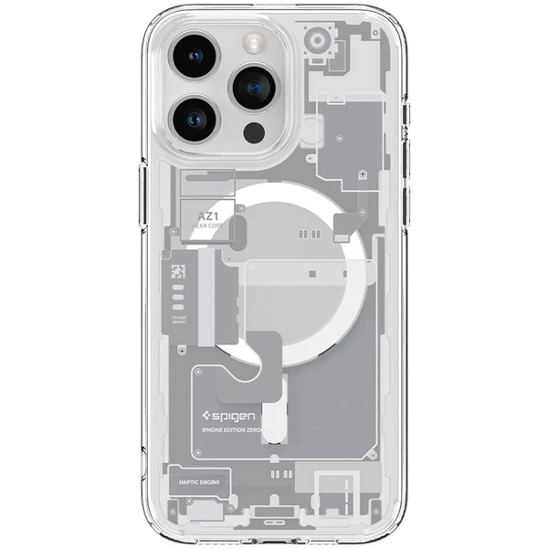 Spigen Ultra Hybrid MagFit kryt iPhone 15 Pro Max zero one bílý - Pouzdra - Obrázek 9KHA000601