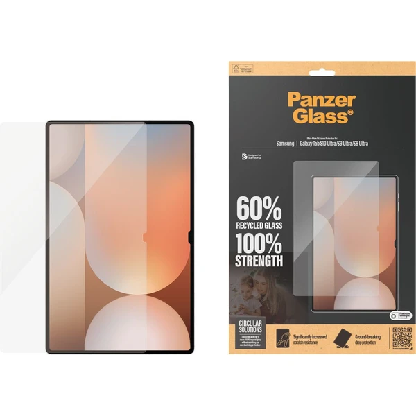 PanzerGlass® Ultra-Wide Fit sklo Samsung Galaxy Tab S10 Ultra/S9 Ultra/S8 Ultra čiré - Ochranné folie a skla - Obrázek 9KPE000N01