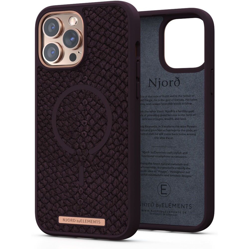 NJORD Eldur MagSafe case iPhone 13 Pro Max purple