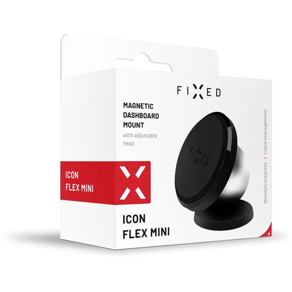 FIXED Icon Flex Mini magnetický držák na palubní desku černý - Držáky - Obrázek 9LJ6200401