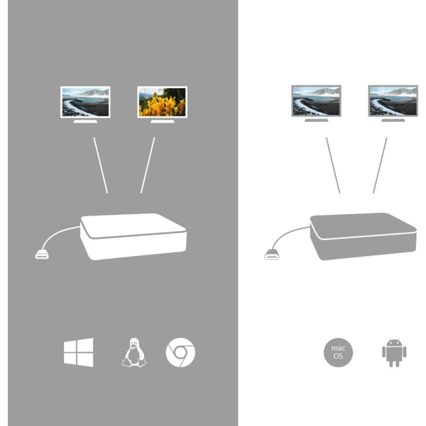 i-tec USB-C/2x DisplayPort redukce 4K černá - Kabely a redukce - Obrázek 9MTN200401