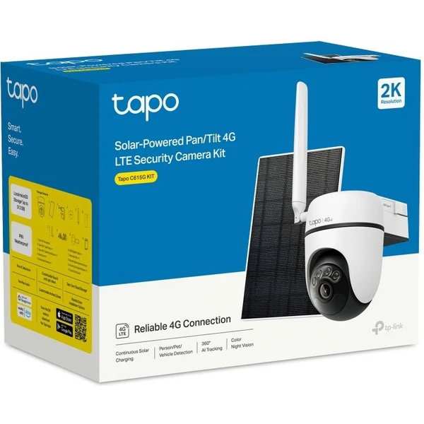 TP-Link Tapo C615G KIT + solární panel bílá - IP kamery - Obrázek 9MXF000K01