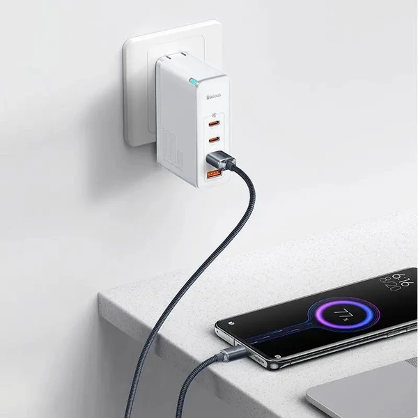 Baseus Crystal Shine USB-A/USB-C napájecí kabel 100W 1,2m černý - Kabely a redukce - Obrázek 9NRL100501