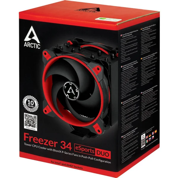 Arctic Freezer 34 eSports DUO, červená - Chladiče - Obrázek 9Q0LF00101