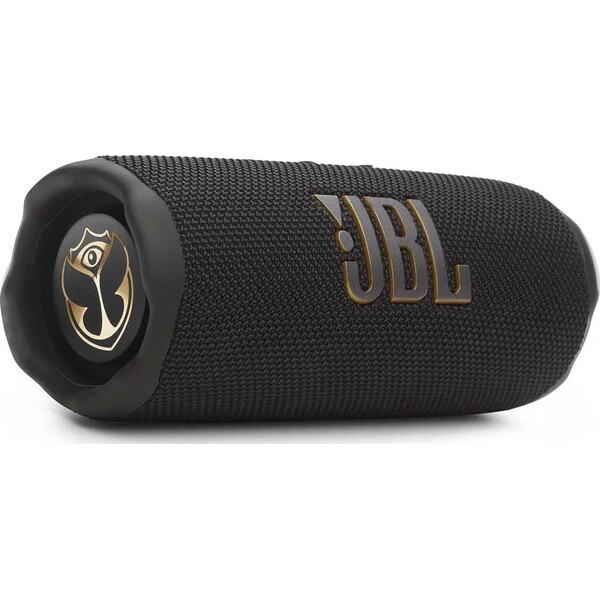 JBL Flip 7 Tomorrowland Edition Černá/zlatá