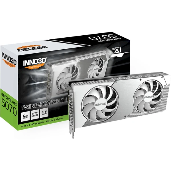 INNO3D NVIDIA GeForce RTX 5070 X2 OC WHITE - Grafické karty - Obrázek 9QWH000K01