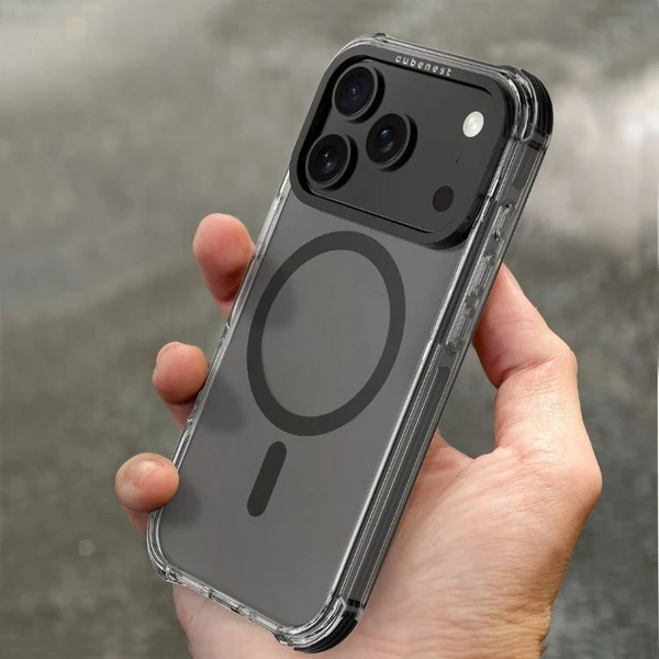 Cubenest MagPro Strong Guard MagSafe kryt iPhone 17 Pro černý - Pouzdra - Obrázek 9RBK000K01