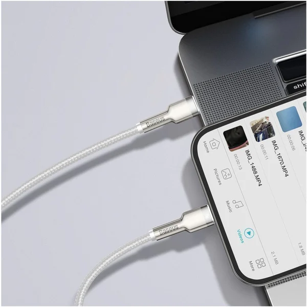 Baseus Cafule USB-C/Lightning napájecí kabel 20W 2m bílý - Kabely a redukce - Obrázek 9RKGF00101