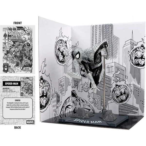 Figurka McFarlane Toys Marvel Collection 1/10 - Spider-Man #6 (Line Art) (Gold Label) 10 cm - Figurky - Obrázek 9S3G000K01