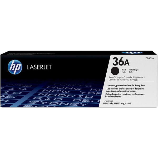 Kazeta tonerová HP CB436A/36A, černá
