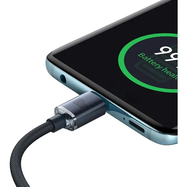 Baseus Crystal Shine USB-C/USB-C napájecí kabel 100W 1,2m černý - Kabely a redukce - Obrázek 9SRL100501