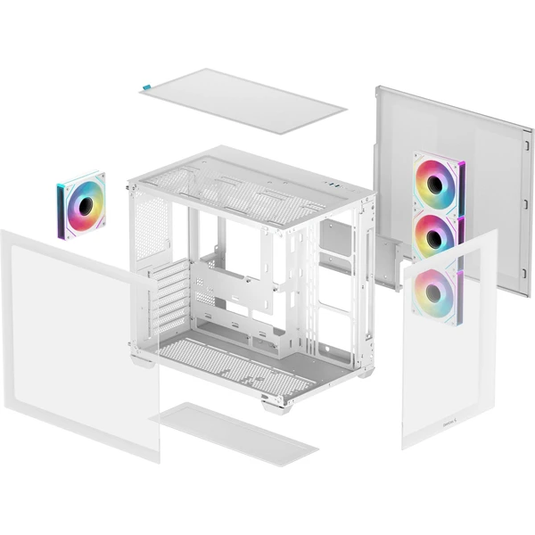 DEEPCOOL CG530 4F bílá - Počítačové skříně - Obrázek 9T2E000K01