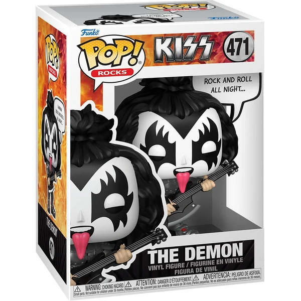 Funko POP! #471 Rocks: KISS - The Demon (Rock & Roll All Night) (Sayings) - Funko POP! - Obrázek 9U7H000K01