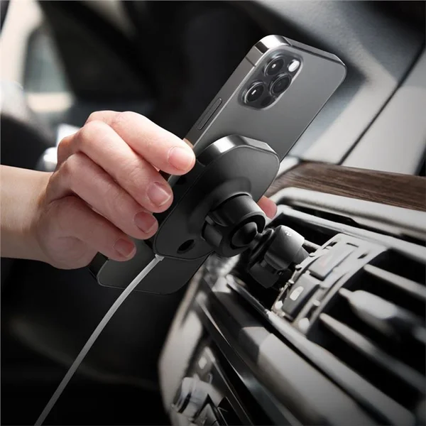 Spigen MagFit Car Mount pro nabíječku MagSafe černý - Držáky - Obrázek 9UFHF00101